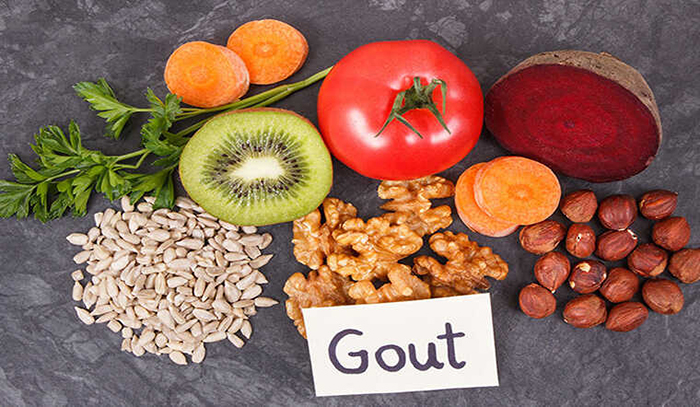 thực đơn người bệnh gout